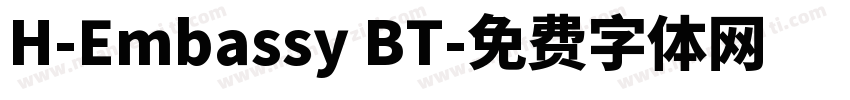 H-Embassy BT字体转换